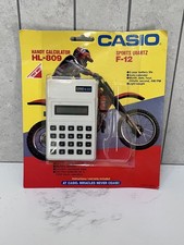 Vintage 80’s Casio Calculator & LCD Watch Retail Blister Pack (missing watch) 