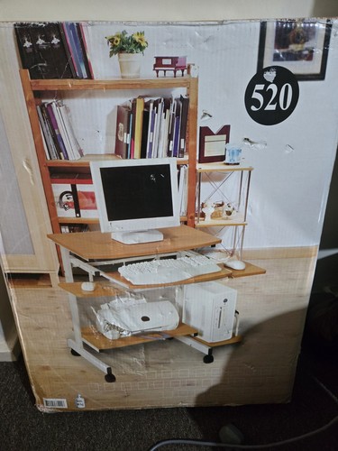 Tier computer desk compact - 3-tier,