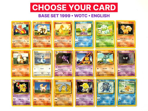 Pokemon base set 1999 - pokemon,