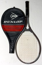John McEnroe Autograph 2 Dunlop Tennis Racket Mid Size (with Autograph 1 Case)