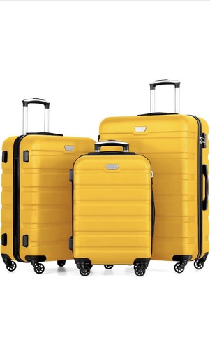 Coolife piece luggage set - 3,