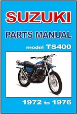 SUZUKI Parts Manual TS400 1972