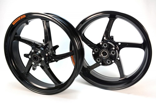 Piega black alloy wheels - black,