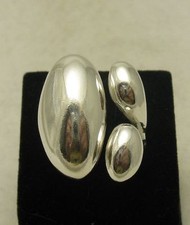 Stylish Plain Sterling Silver Ring Genuine Solid 925 Adjustable Size Handmade