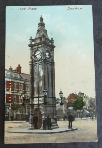 Clock tower lewisham vintage - tower,, lewisham.