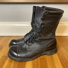 Corcoran 10 Inch Field Boots Mens Size 11 Black Vibram Cap Toe Made USA 1525