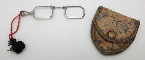 Art deco sterling lorgnette - art,