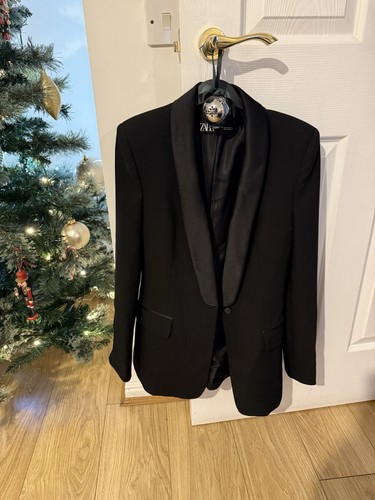 Womens black zara tuxedo - womens,