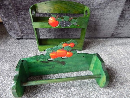 Wooden spice rack kitchen - rack,
