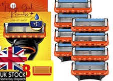 8x Gillete Shaving Razor Blades Refill Compatible for Gillette Fusion 5 Proglide