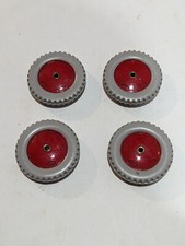4 x Meccano Part 187 Red/Grey