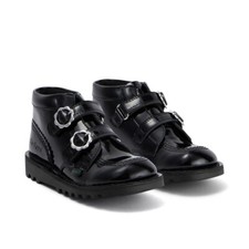 Kickers Junior Girls Kick Hi Vel Bloom Patent Leather Casual