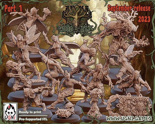 Wood elf tree dryads fantasy - elf,