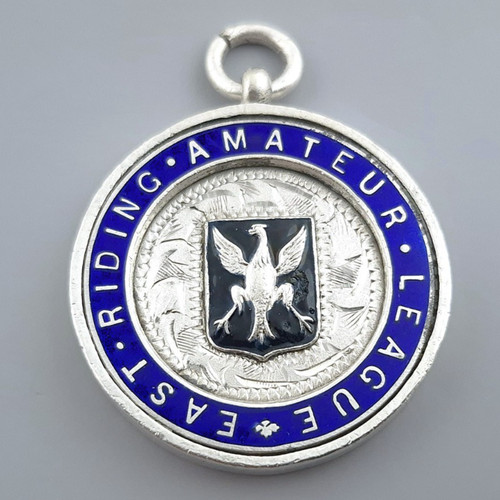 Antique silver enamel pocket - enamel,