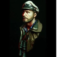 UK SELLER-1:10 SCALE-RESIN BUST-WW2 GERMAN DAS BOOT-FREE FAST P+P
