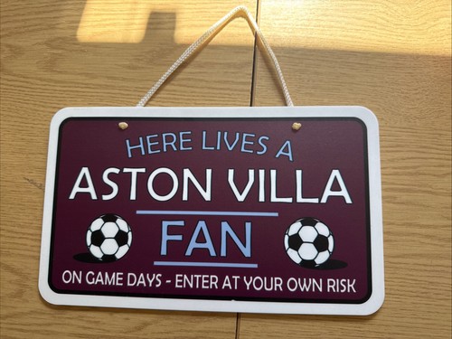 Aston villa sign fan - sign,
