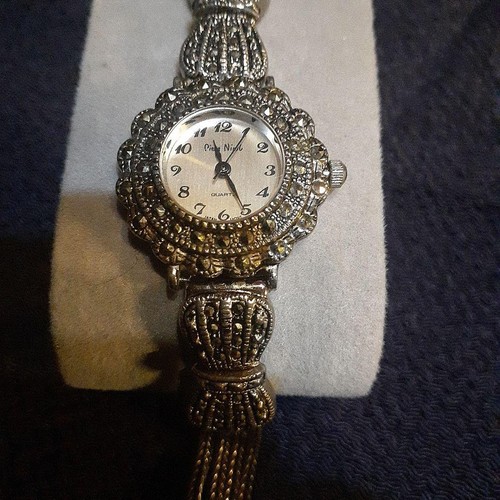 Marcasite antique watch - marcasite,