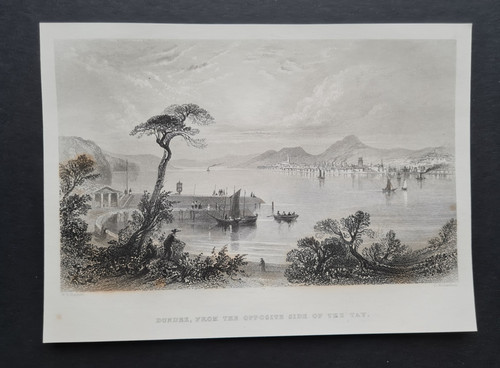 Antique print dundee - print,