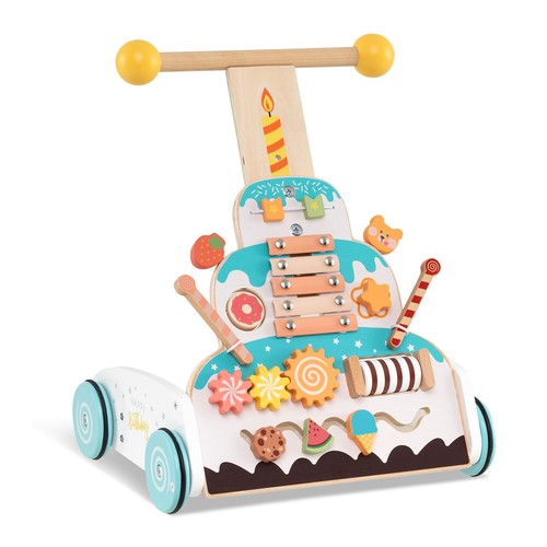 Wooden baby walker height - wooden,