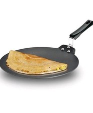 Hawkins Futura Non Stick Pancake, Dosa, Chapatis, Tawa, 33cm, Gray 4.88mm Thick