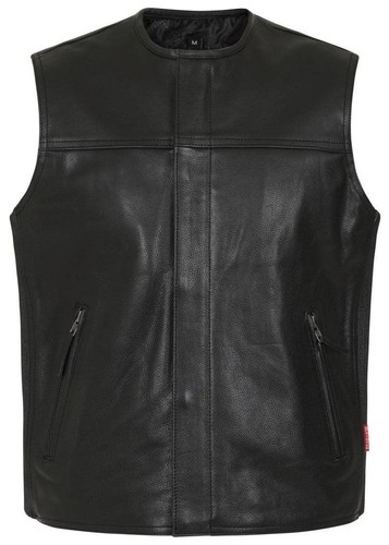 Men genuine leather biker - genuine,