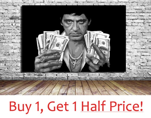 Scarface canvas movie art - movie,