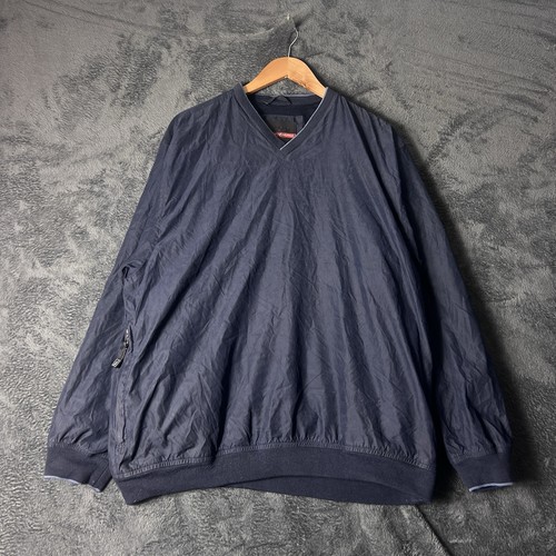 Izod golf windshirt navy - golf,