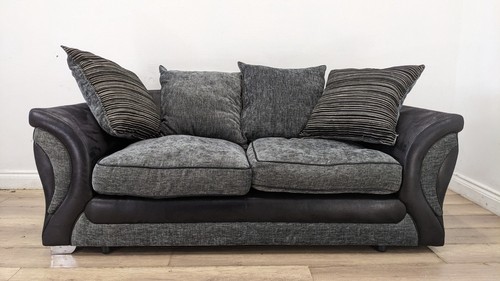 Sofa seater grey black - grey,
