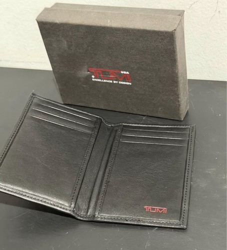 Tumi men black bifold - tumi, men's