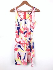 Tommy Hilfiger Denim Dress Sml 8UK Jasmine Floral Print Multi Shift Mini Belted