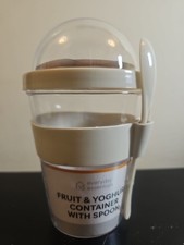 Yogurt Cup with Lid & Spoon