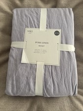 M&S 100% pure linen bedding