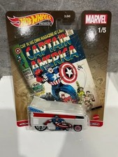  hotwheels marvels captain america volkswagen drag bus alloys rubber tyres