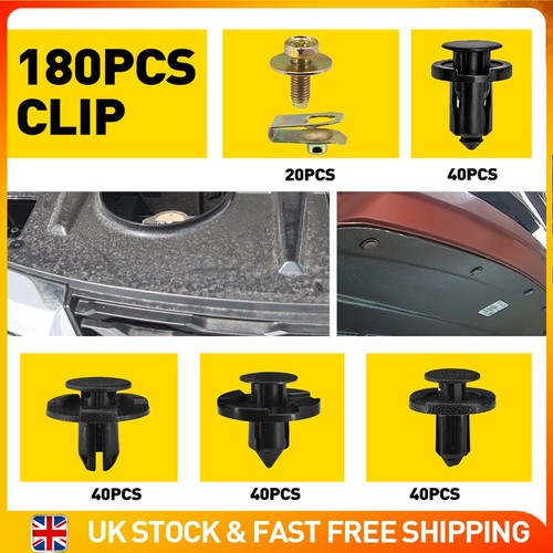 180x bumper trim clips plastic - bumper,