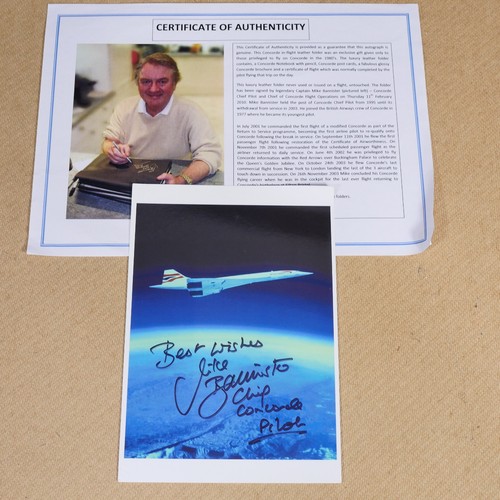 Pilot signed concorde - pilot,