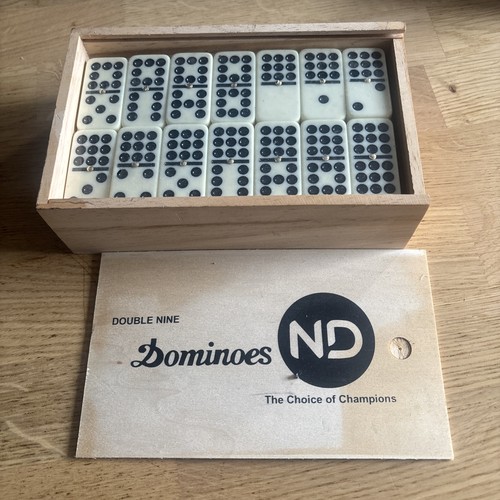 Antique double nine - double,