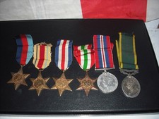 ww2 territorial medal group of