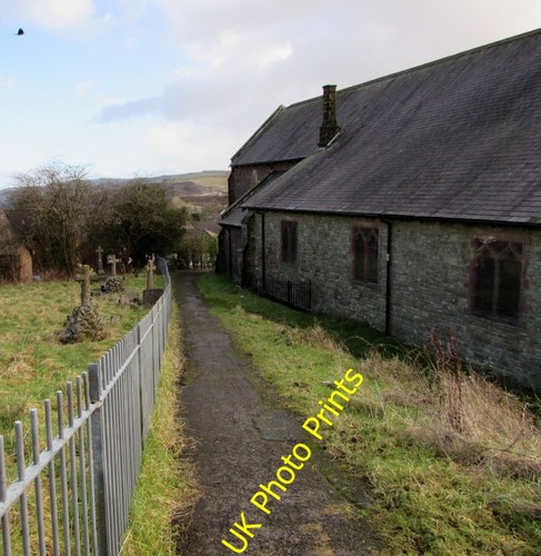 Photo 6x4 churchyard path - photo,