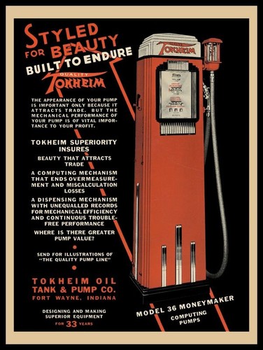 1935 tokheim model - model, 36