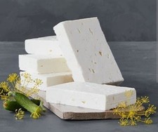 sheeps cheese suspended in