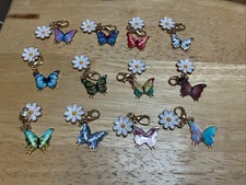 Butterfly Charm Keyring Bag