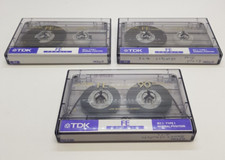 TDK FE Ferric C90 Vintage 90's Audio Cassette Tapes x3 TV & Film Prop