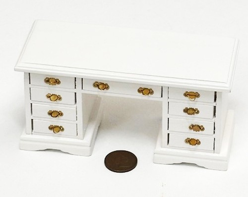 Dolls house kneehole desk - house,