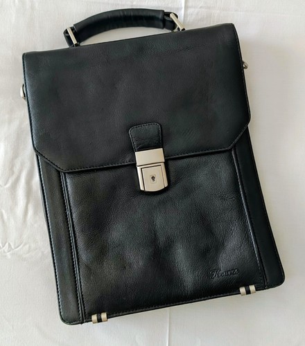 Kouros black genuine leather - genuine,