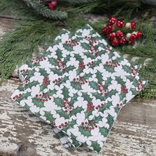 20 x Gisela Graham Green Holly