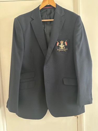 Navy blazer with - m&s,