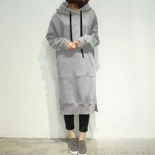 Zanzea Hooded Sweatshirt Dress