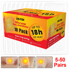 10-100PCS Hot Hands Hand Warmers & Foot Warmers  Packs Pocket Heat Feet Gloves