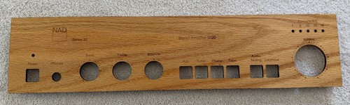 Faceplate nad 3020 glossy oak - 3020,