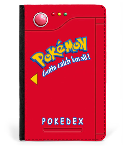 Pokedex design faux - design, leather
